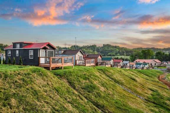 The Grand Sojourn — A Tiny Home Wedding Village